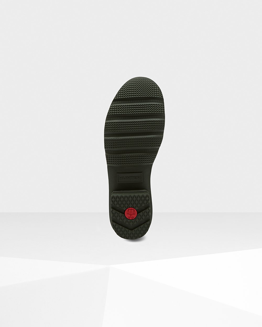 Hunter Korte Gummistøvler Mørke Olivengrønne - Herre Original Side Adjustable - Norge IWYULF-270